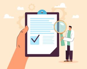 Evaluating patient record